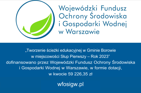 Informacja o dofinansowaniu zadania z WFOŚiGW